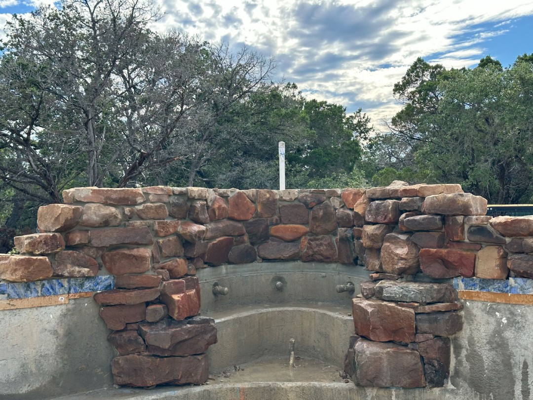 stone waterfall